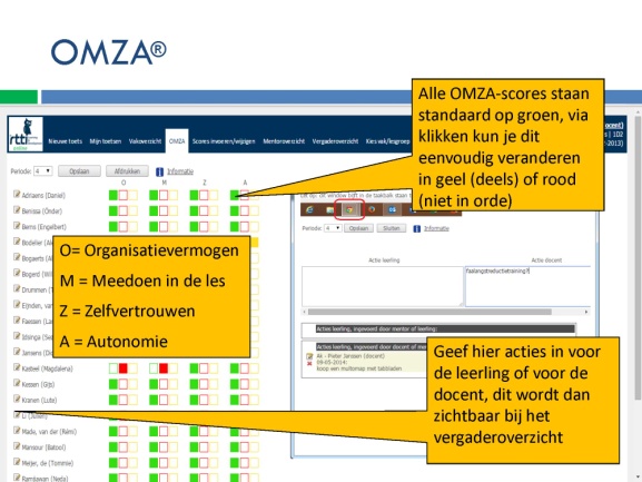 Feedback op maat met RTTI Online DocentPlus BV